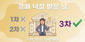 경매 낙찰 받은 날 입찰 경험