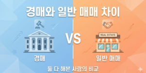 경매와 일반 매매 차이 비교 경험