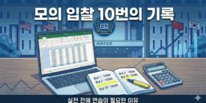 실전 입찰 전, 모의 입찰이 필요합니다.